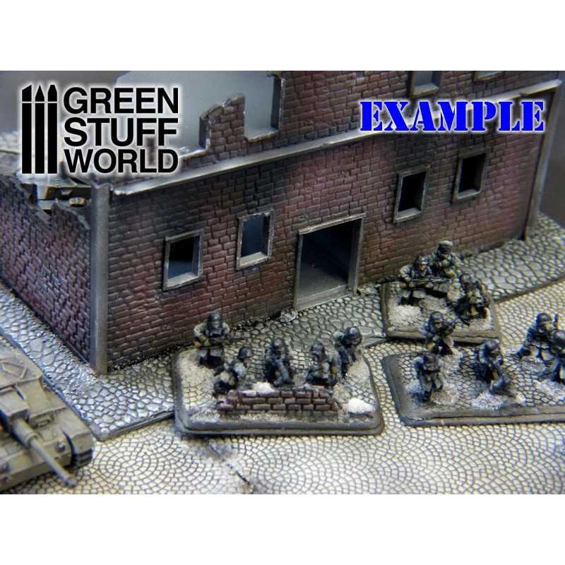 Green Stuff Rolling Pin Dutch Bricks 15mm GSW1626 - Afbeelding 2