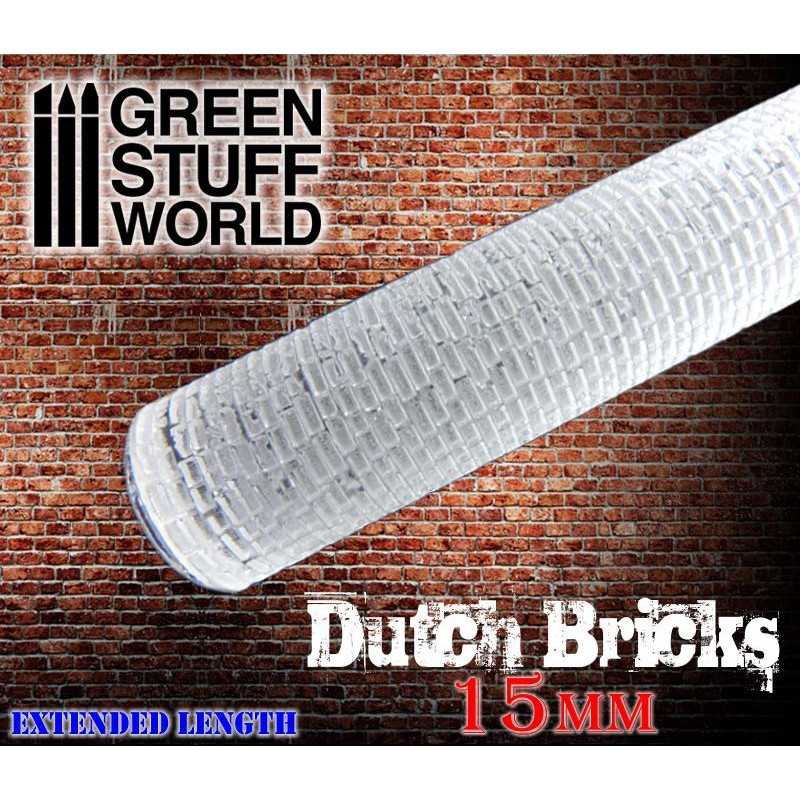 Green Stuff Rolling Pin Dutch Bricks 15mm GSW1626