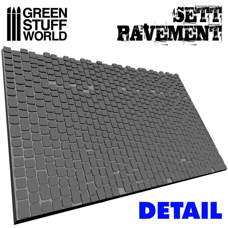 Green Stuff Rolling Pin Sett Pavement GSW1994 - Afbeelding 3