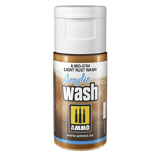 Ammo Mig Acrylic Wash Light Rust Wash 15ml MIG-0704