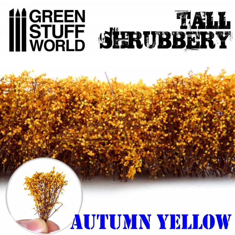Green Stuff Tall Schrubbery Autumn YELLOW GSW9931 - Afbeelding 3