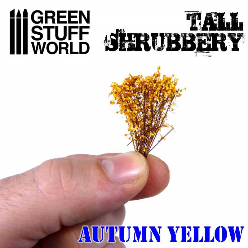 Green Stuff Tall Schrubbery Autumn YELLOW GSW9931 - Afbeelding 2