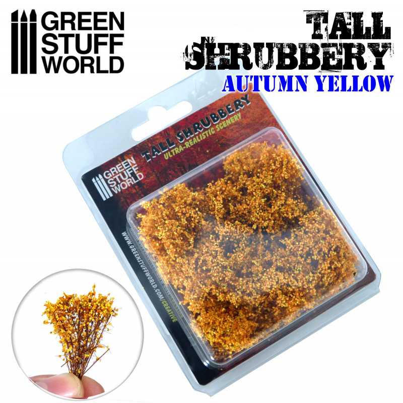 Green Stuff Tall Schrubbery Autumn YELLOW GSW9931