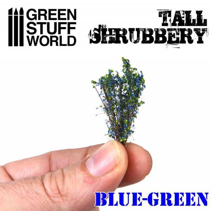 Green Stuff Tall Shrubbery BLUE/GREEN GSW9928 - Afbeelding 2