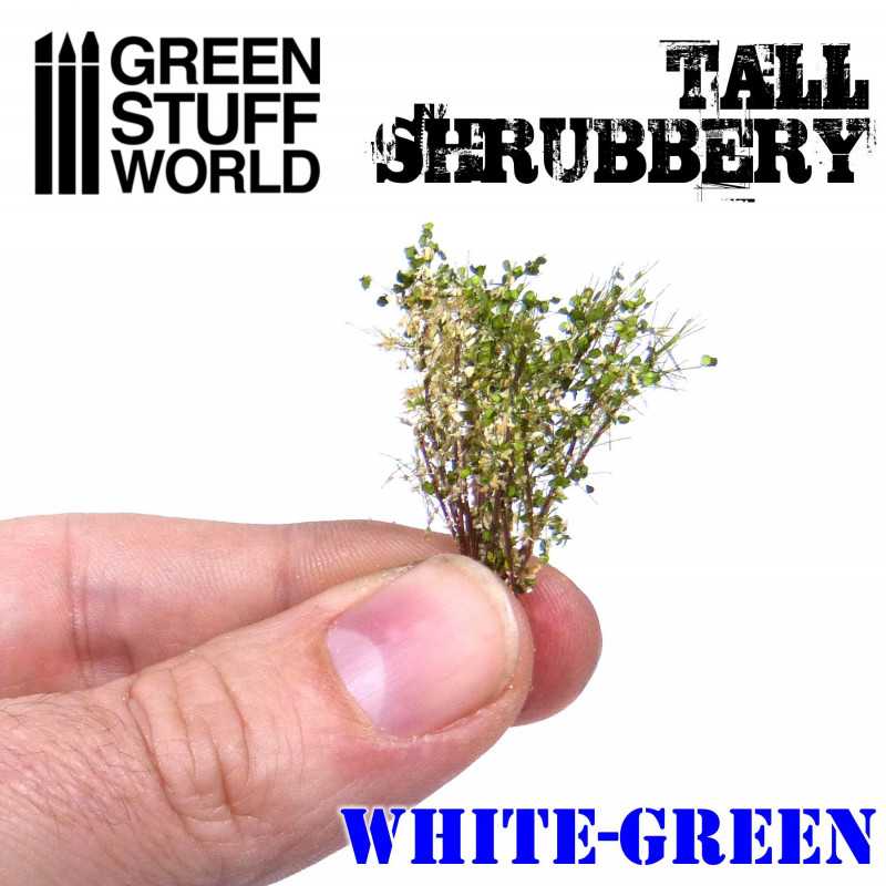 Green Stuff Tall Schrubbery WHITE/GREEN GSW9927 - Afbeelding 2