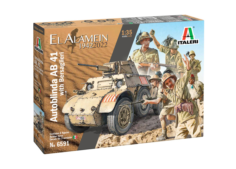 Italeri 1:35 Autoblinda AB 41 whit Bersaglieri IT6591