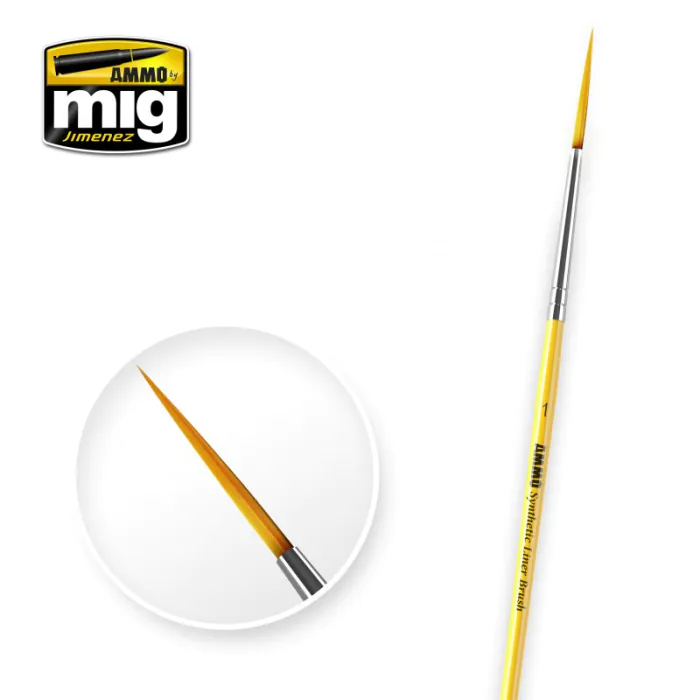 Ammo Mig Synthetic Liner Brush Size #1 MIG8591