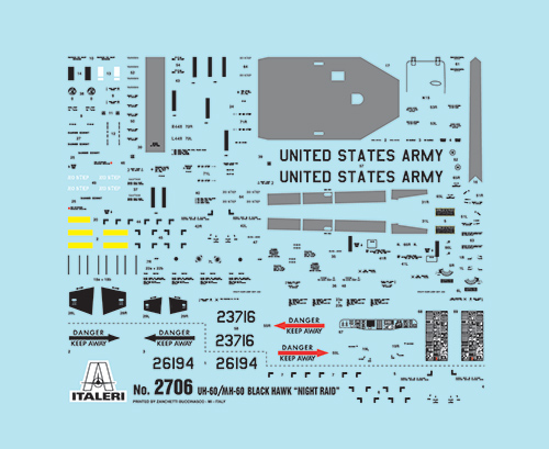Italeri 1:48 UH-60/ MH-60 Black Hawk Night Raid IT2706 - Afbeelding 2