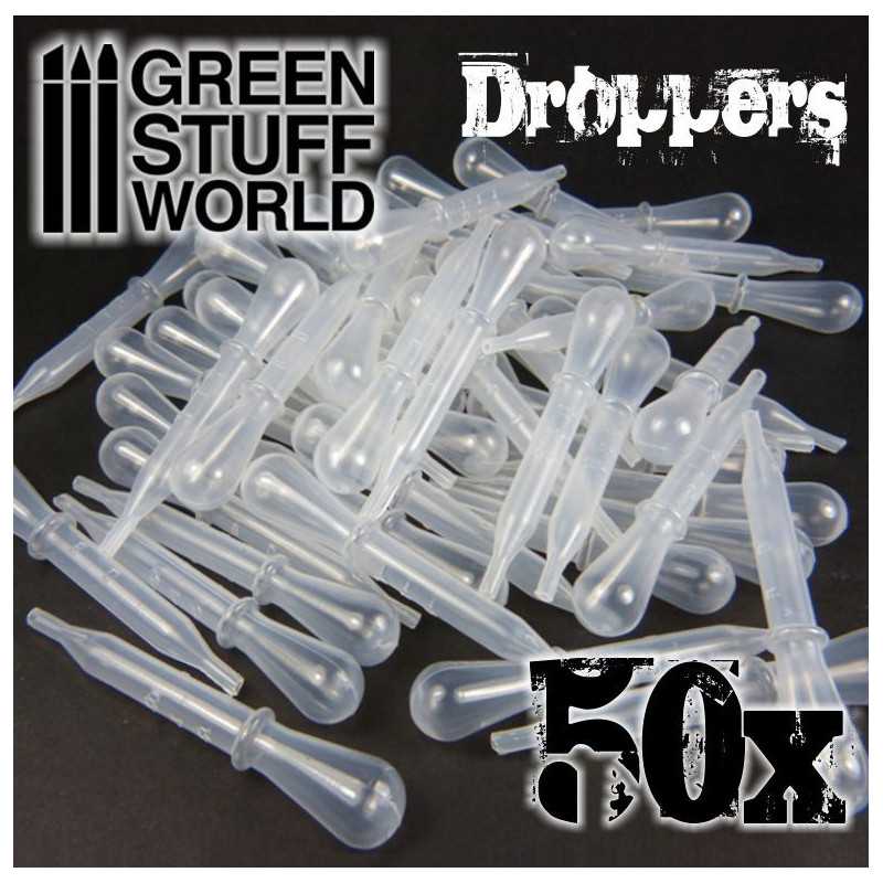 Green Stuff Plastic Short Dropper 1.5ml ( 50 stuks ) GSW1447