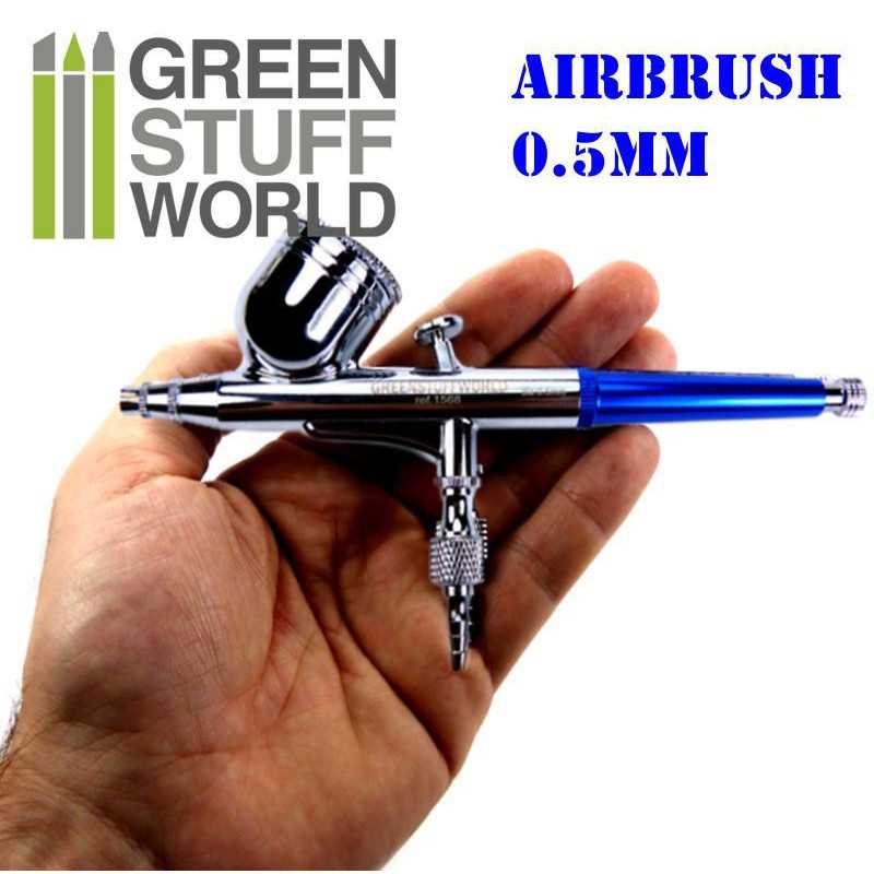 Green Stuff Dual-Action Airbrush 0.5mm GSW1568 - Afbeelding 3