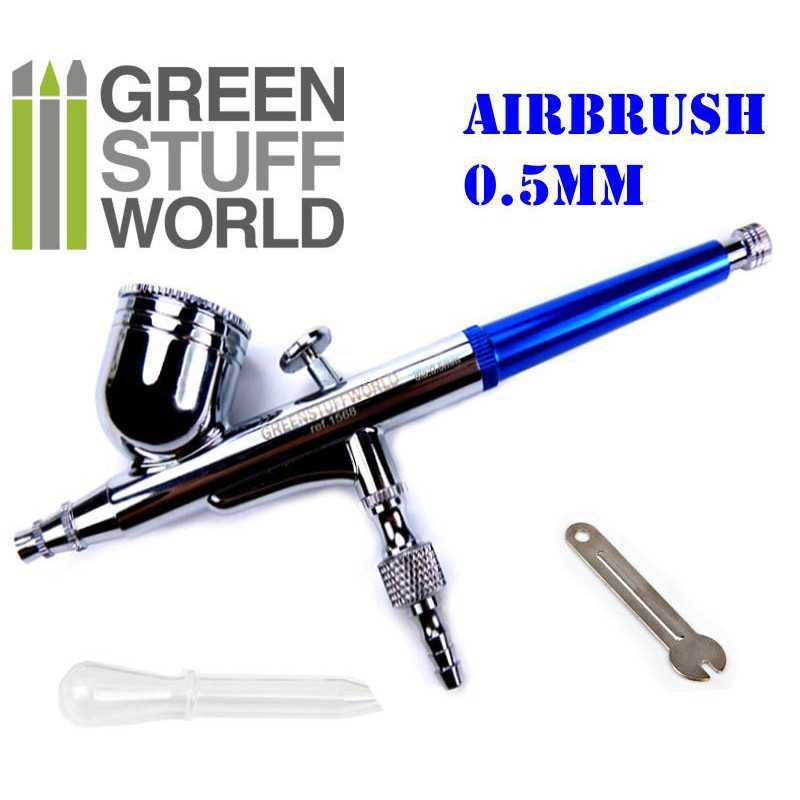 Green Stuff Dual-Action Airbrush 0.5mm GSW1568 - Afbeelding 2