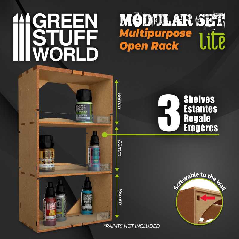 Green Stuff Multipurpose Vertical Open Rack -Lite GSW11525