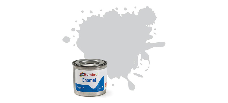 Humbrol Enamel Paint #147 Light Grey Matt 14ml HAA1559