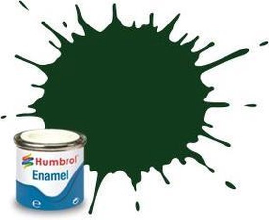 Humbrol Enamel Paint #3 Brunswick Green Gloss 14ml HAA0031