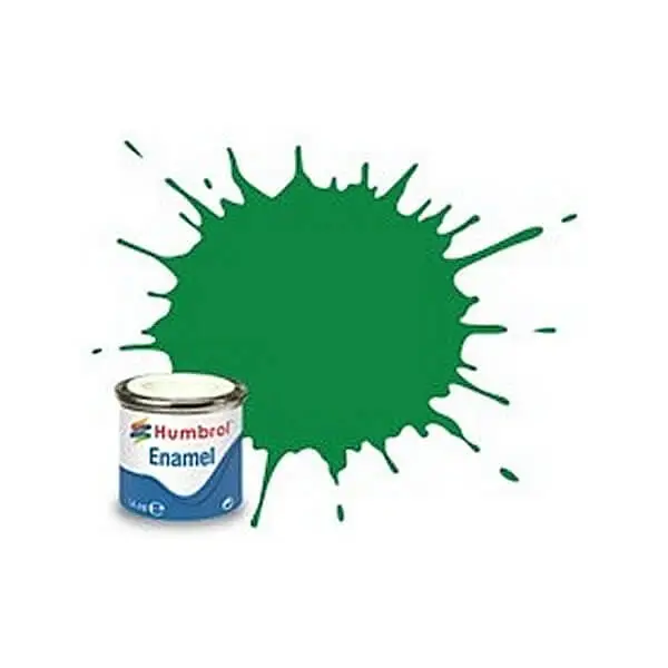Humbrol Enamel Paint #2 Emerald Green Gloss 14ml HAA0028