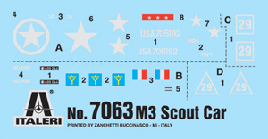 Italeri 1:72 M3A1 Scout Car IT7063 - Afbeelding 4