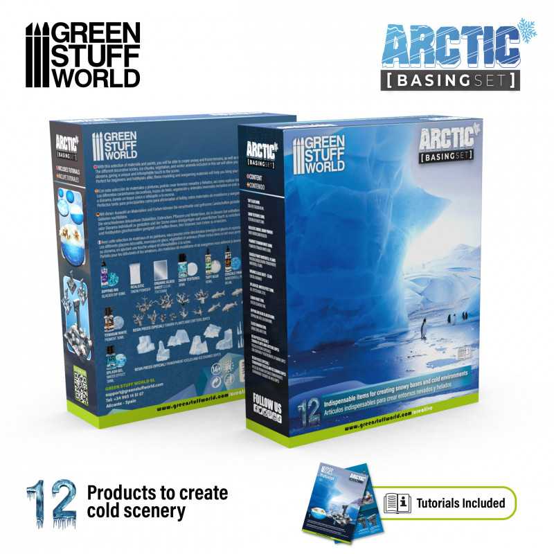 Green Stuff Artic Basing Set GSW11638
