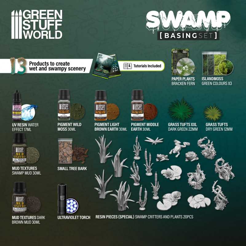 Green Stuff Swamp Basing Set GSW11640 - Afbeelding 3