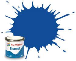 Humbrol Enamel Paint #14 French Blue Gloss 14ml HAA0151