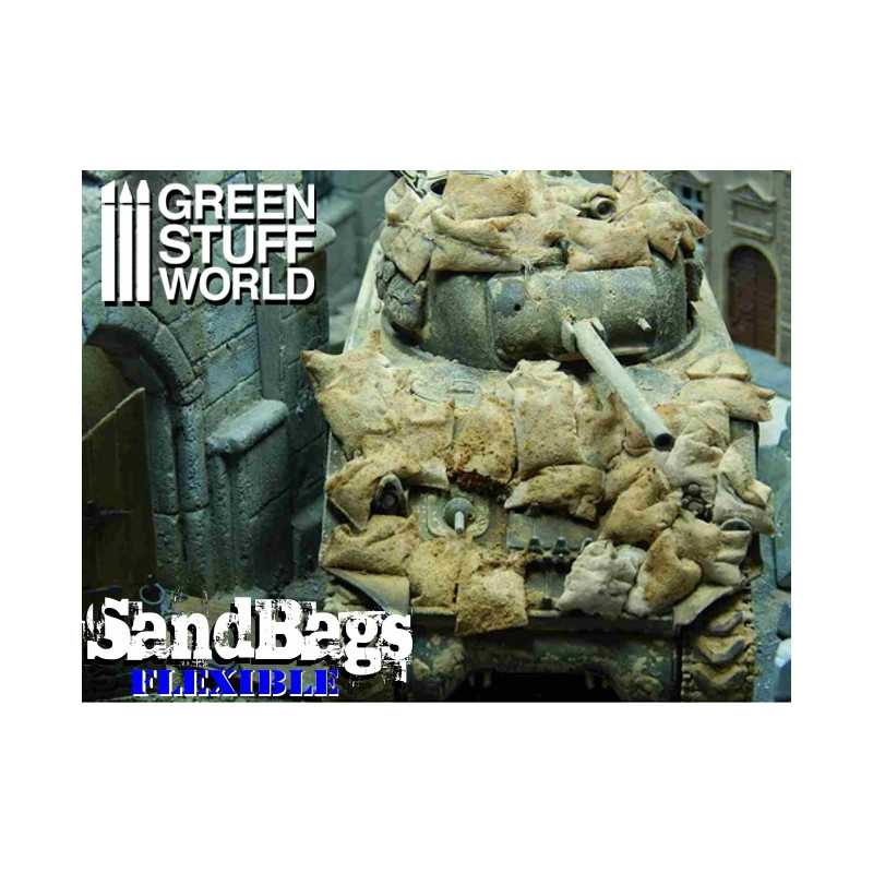 Green Stuff Flexible Sandbags 50pcs GSW9216 - Afbeelding 2