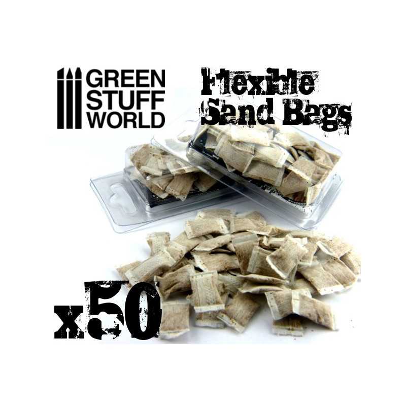 Green Stuff Flexible Sandbags 50pcs GSW9216