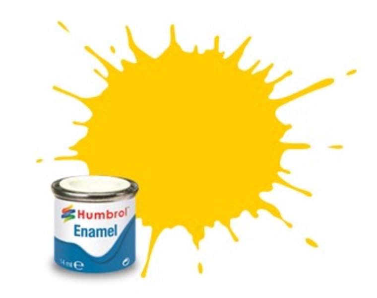 Humbrol Enamel Paint #69 Yellow Gloss 14ml HAA0761