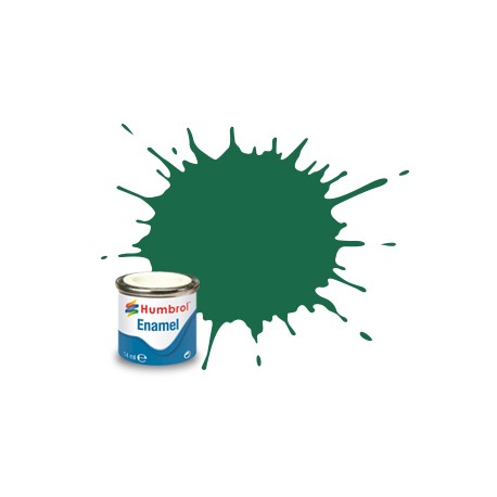 Humbrol Enamel Paint #30 Dark Green Matt 14ml HAA326