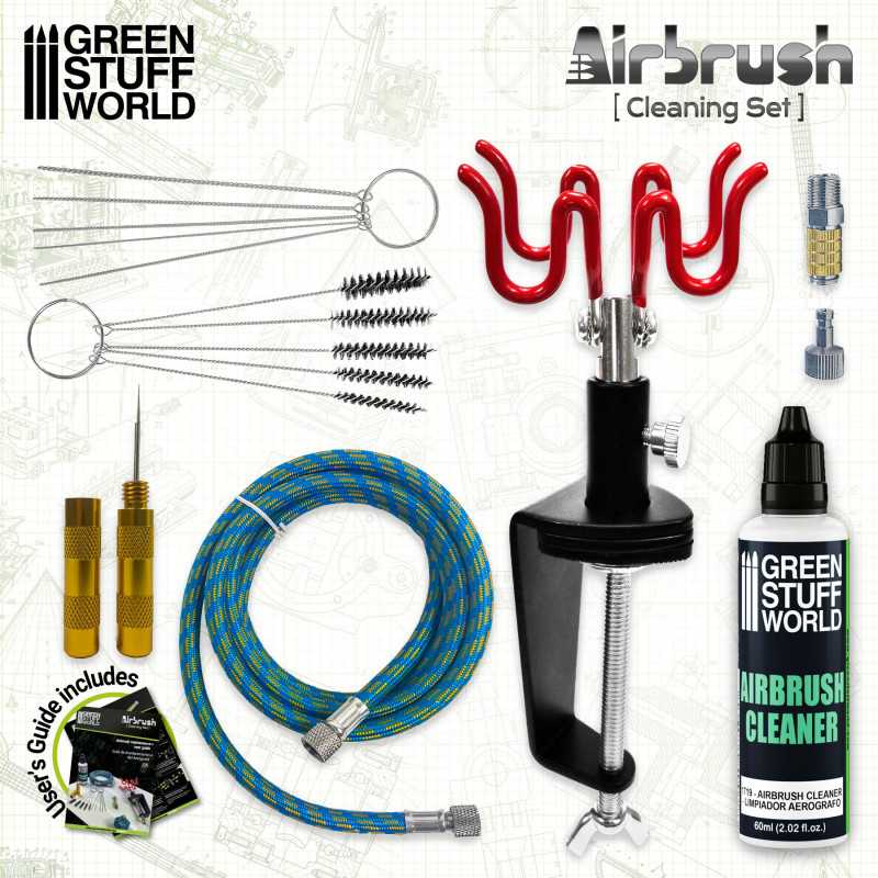 Green Stuff Airbrush Cleaning Set GSW11636 - Afbeelding 2