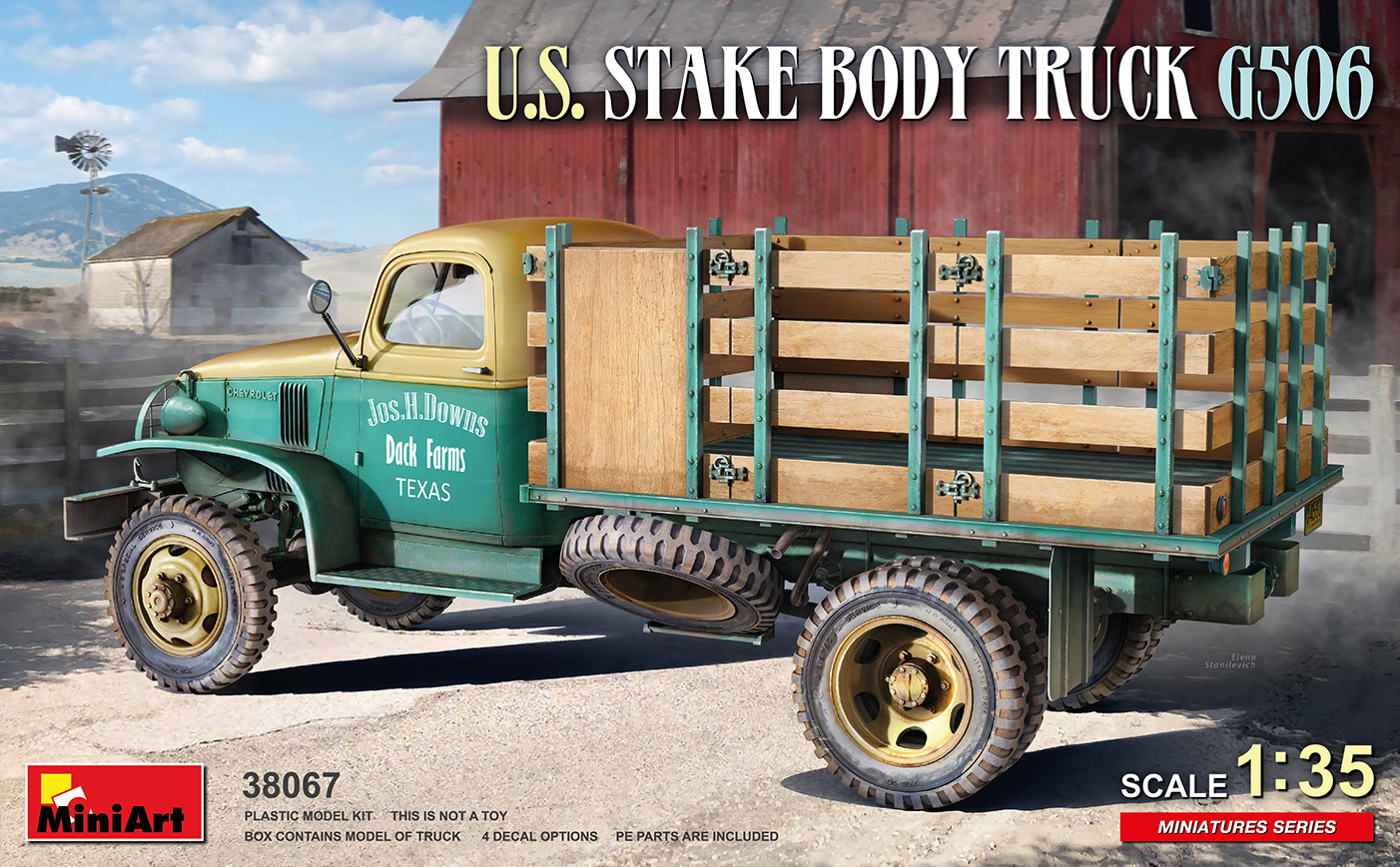 MiniArt 1:35 U.S. Stake Body Truck G506 MA38067