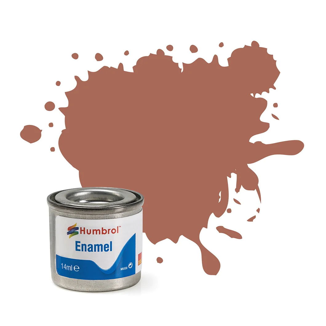 Humbrol Enamel Paint #113 Rust Mat 14ml HAA1242