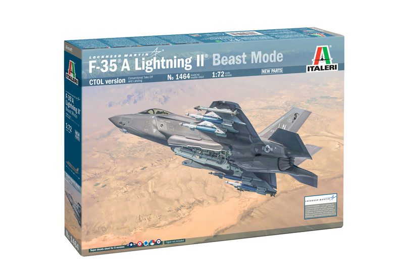 Italeri 1:72 F-35A Lightning II CTOL Version ( Beast Mode ) IT1464