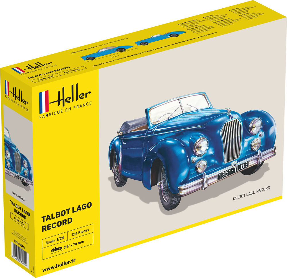 Heller 1:24 Talbot Lago Record H80711