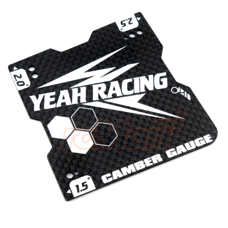 Yeah Racing Graphite Quick Camber Gauge 1.5/2.0/2.for 1:10 Touring Car M Chassis YT-0176 - Afbeelding 2
