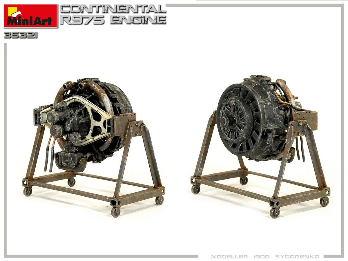 MiniArt 1:35 Continental R975 Engine MA35321 - Afbeelding 6