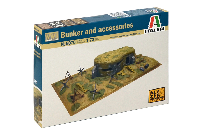Italeri 1:72 Bunker and Accessories IT6070