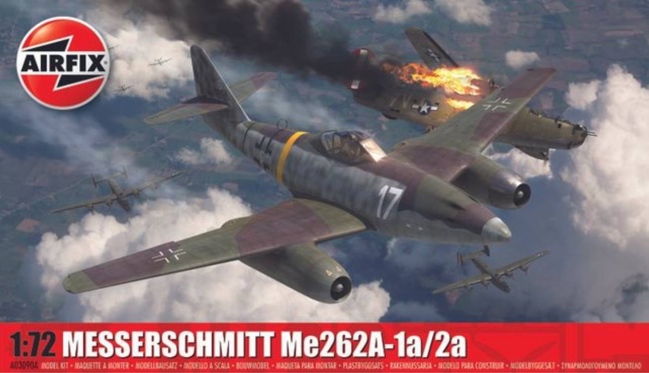 Airfix 1:72 Messerschmitt Me262A-1a/2a AF03090A