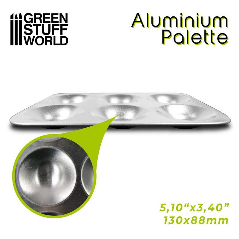 Green Stuff Aluminium Mixing Palette GSW2499 - Afbeelding 2