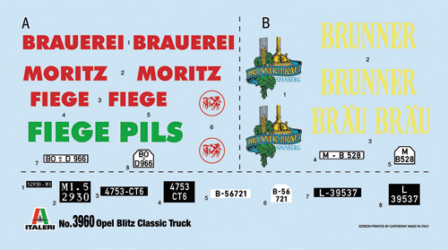 Italeri 1:24 Opel Blitz Classic IT3960 - Afbeelding 8