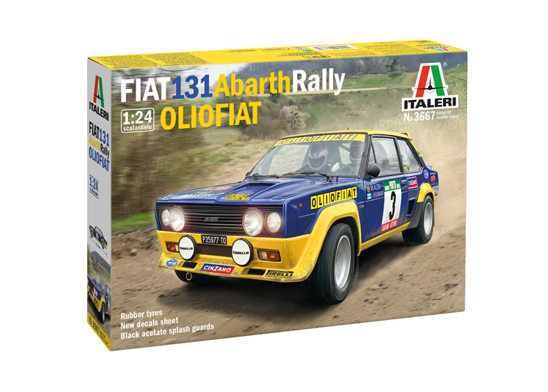 Italeri 1:24 Fiat 131 Abarth Rally OLIOFIAT IT3667