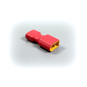 Absima Adapter T-Plug (F) -XT60 (M) Compact Version AB3040038
