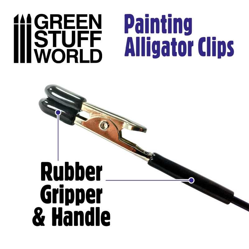 Green Stuff Painting Alligator Clips (20) GSW10463 - Afbeelding 3