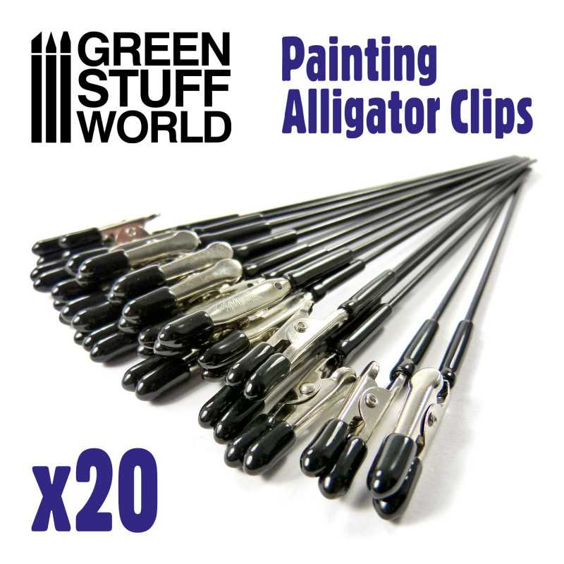 Green Stuff Painting Alligator Clips (20) GSW10463