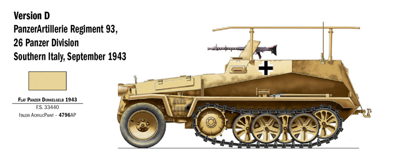 Italeri 1:72 Sd.Kfz. 250/3 IT7034 - Afbeelding 2