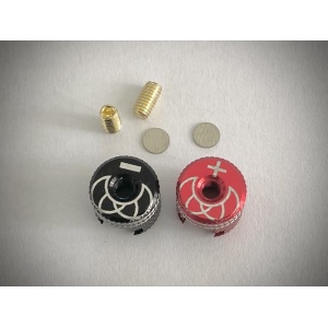 Absima Alu. Heatsink Bullet Plug Heads (2) AB3040019
