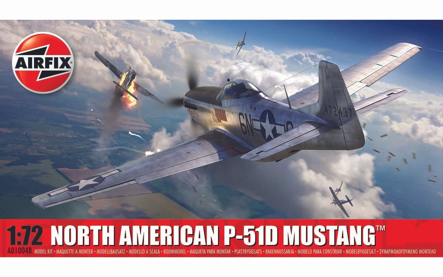 Airfix 1:72 North American P-51D Mustang AF01004B