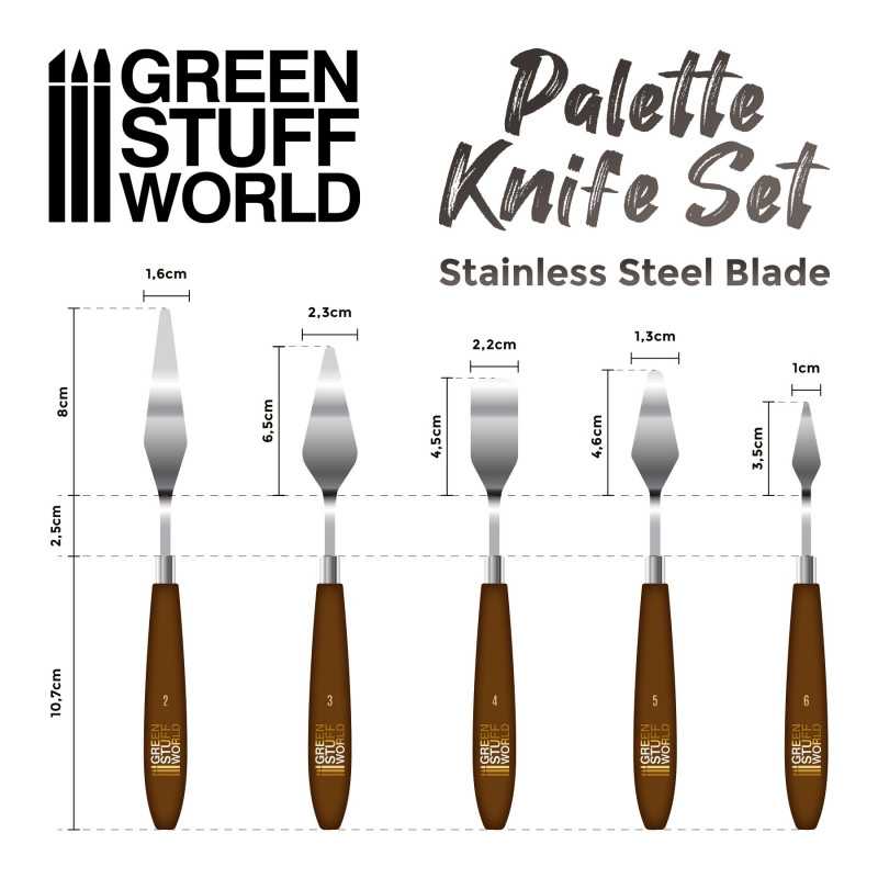 Green Stuff Palette Knife Modeling Tools GSW3105 - Afbeelding 2