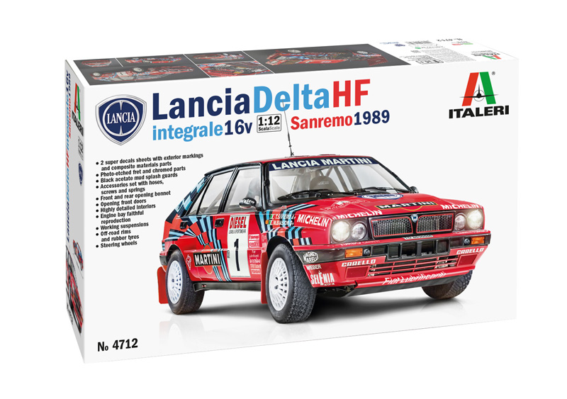 Italeri 1:12 Lancia Delta HF Integrale 16V San Remo 1989 IT4712