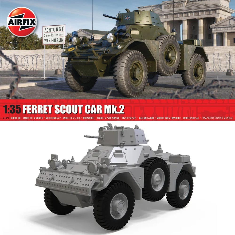 Airfix 1:35 Ferret Scout Car Mk.2 AF1379