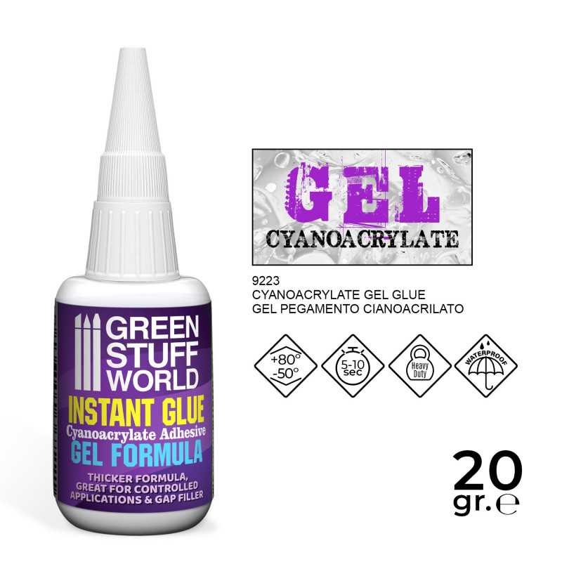 Green Stuff Cyanoacrylate Gel 20gr. GSW9226