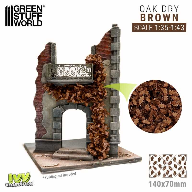 Green Stuff Ivy Foliage BROWN Oak Dry Large GSW4636 - Afbeelding 3